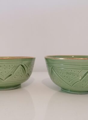 Artisanat marocain Coloris : vert / or