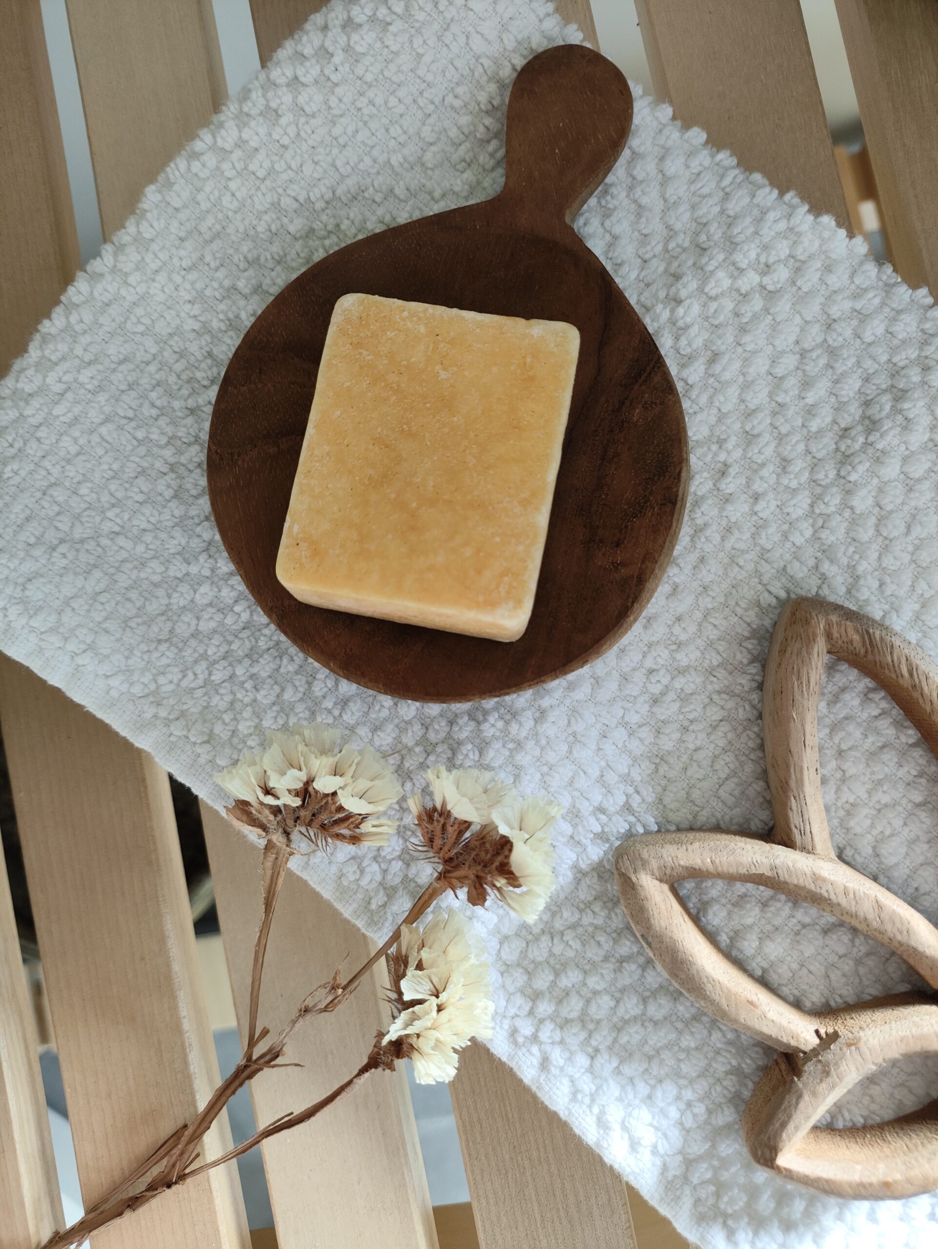 Coupelle cuillère en bois teck – Image 3